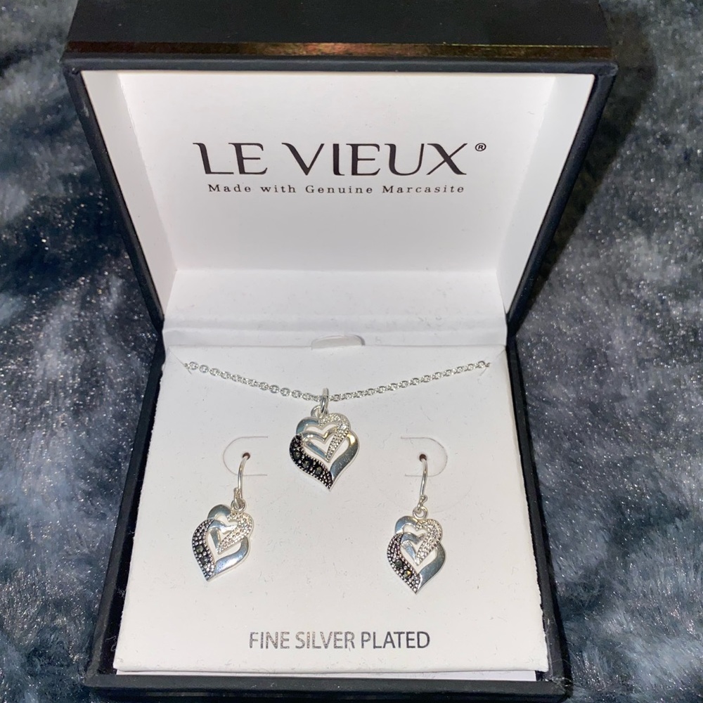 matching earring & necklace